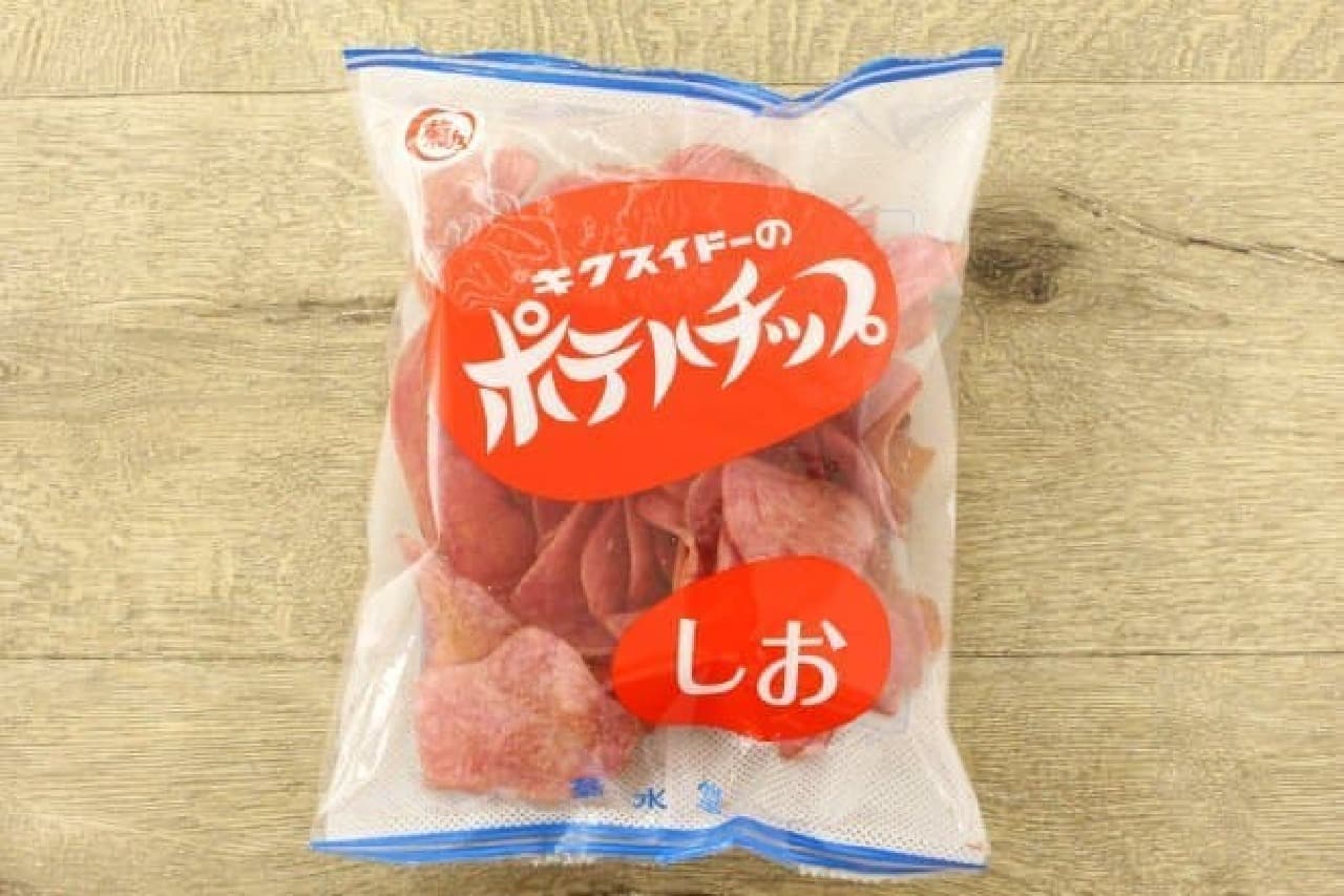 菊水堂のピンクポテトチップス