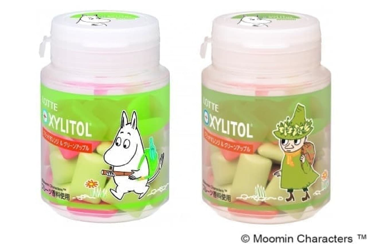 Lotte "Moomin Xylitol Gum Smart Bottle"