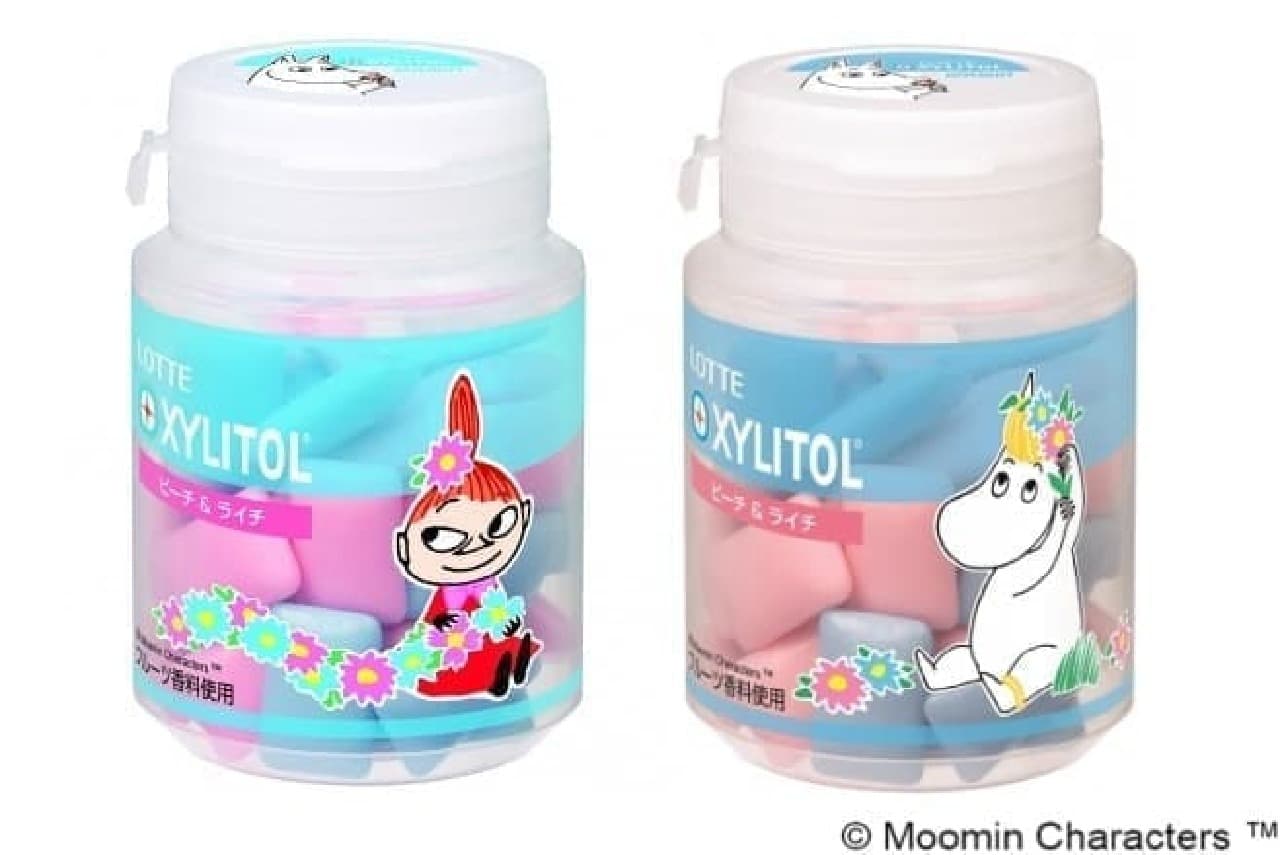 Lotte "Moomin Xylitol Gum Smart Bottle"