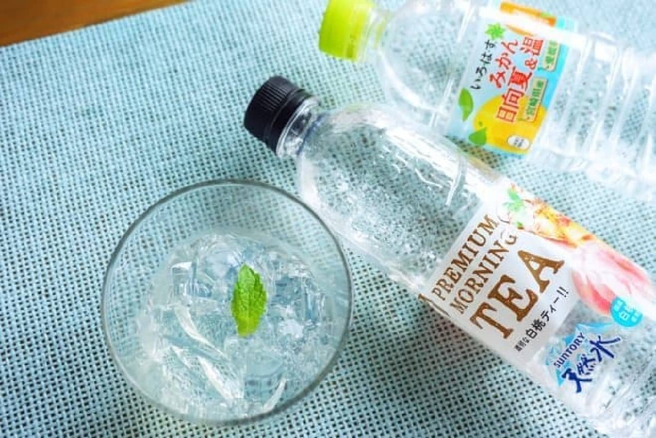 Clear drink water jelly