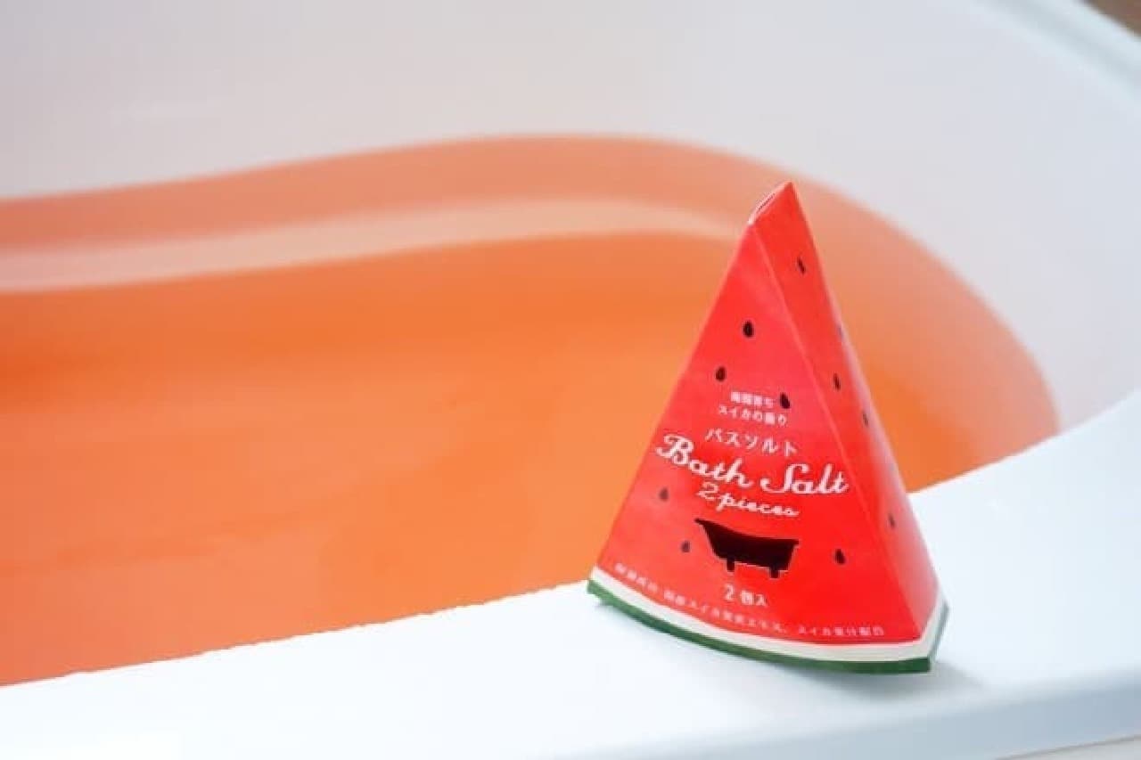 Watermelon bath salts
