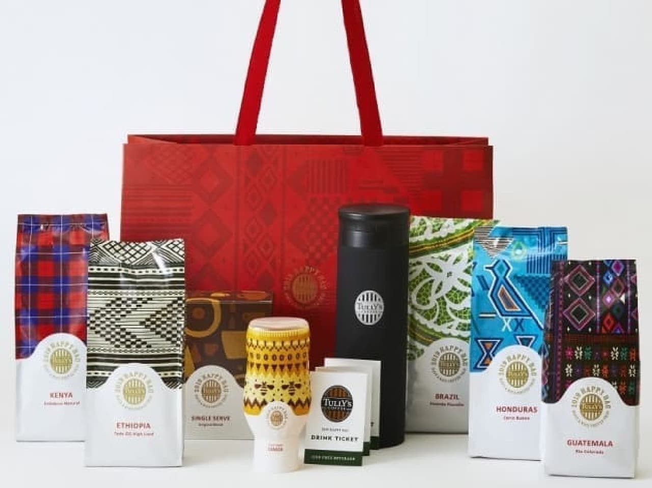 Tully's Coffee Lucky Bag `` 2019 HAPPY BAG''