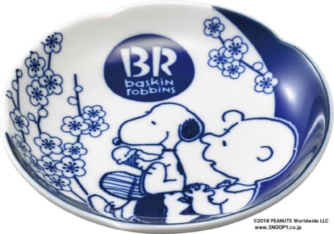 Snoopy Japanese style small plate