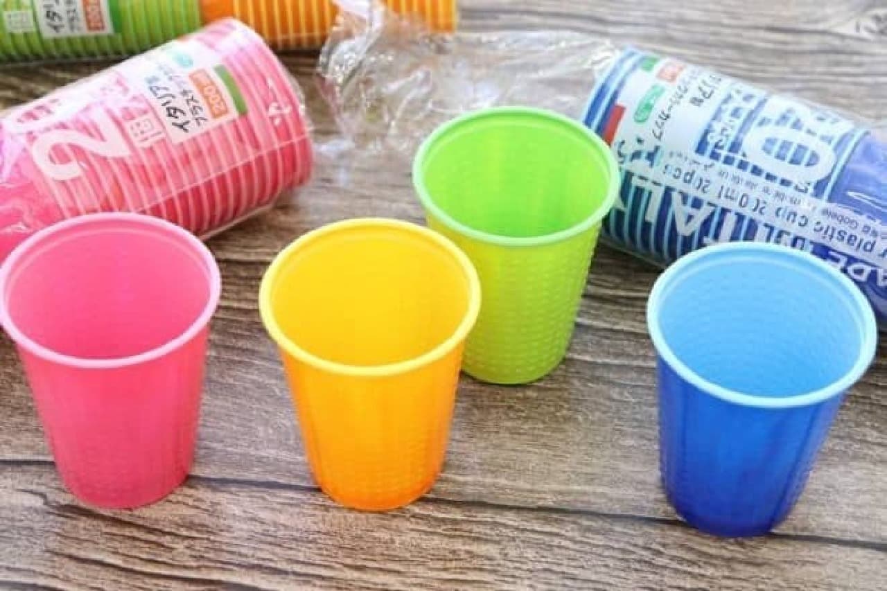 Daiso Italian plastic cup