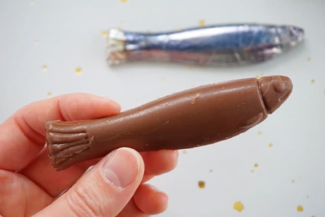 Chocolate sardine can