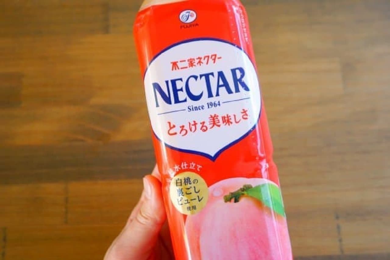 Peach nectar milk jelly
