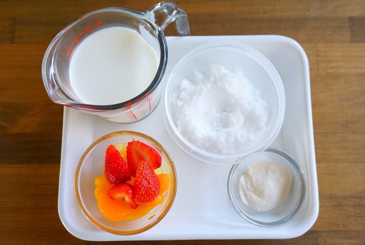 Fruit milk can recipe