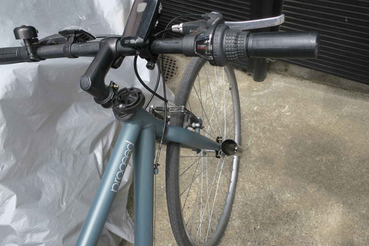 ダイソー自転車傘ホルダー