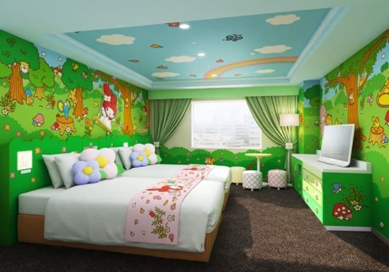 Sanrio-themed guest rooms Keio Plaza Hotel Tama