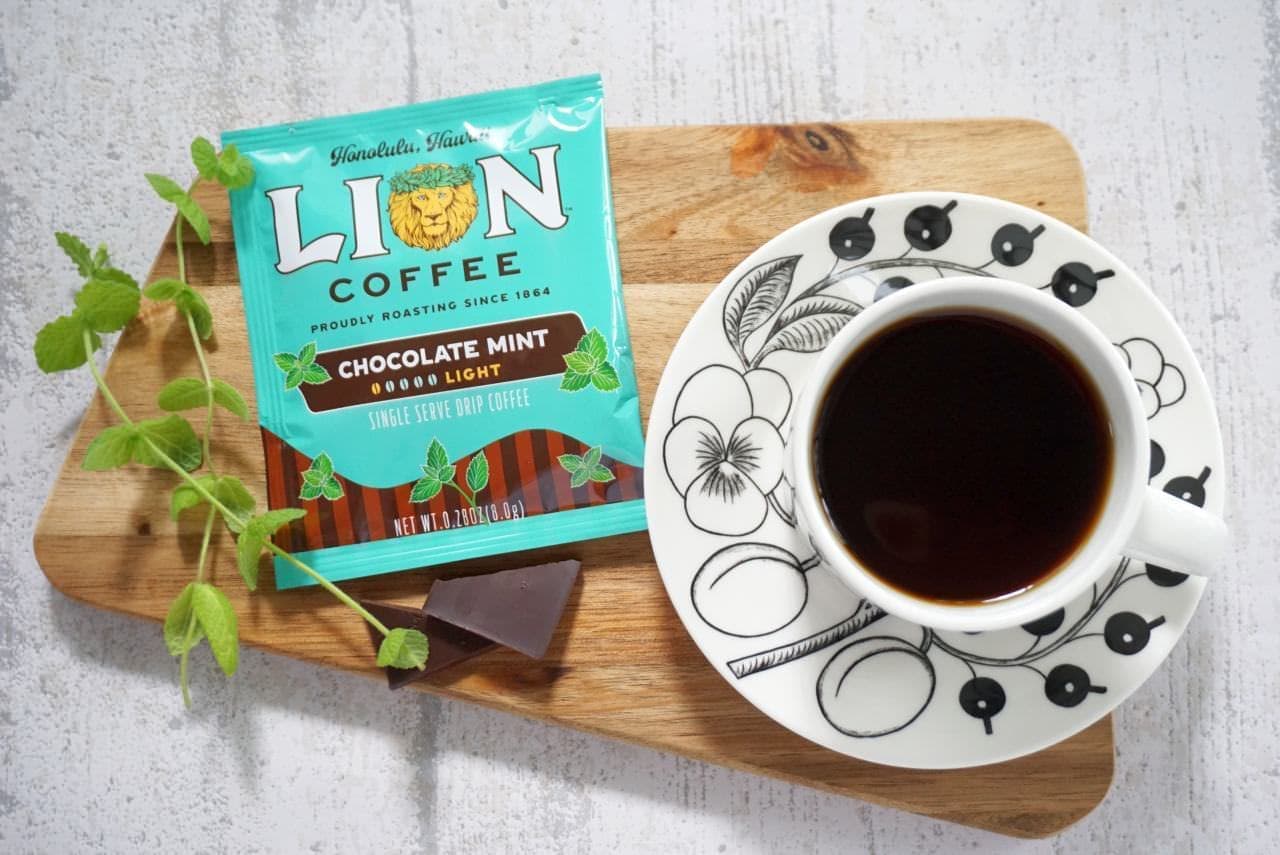 Lion coffee chocolate mint