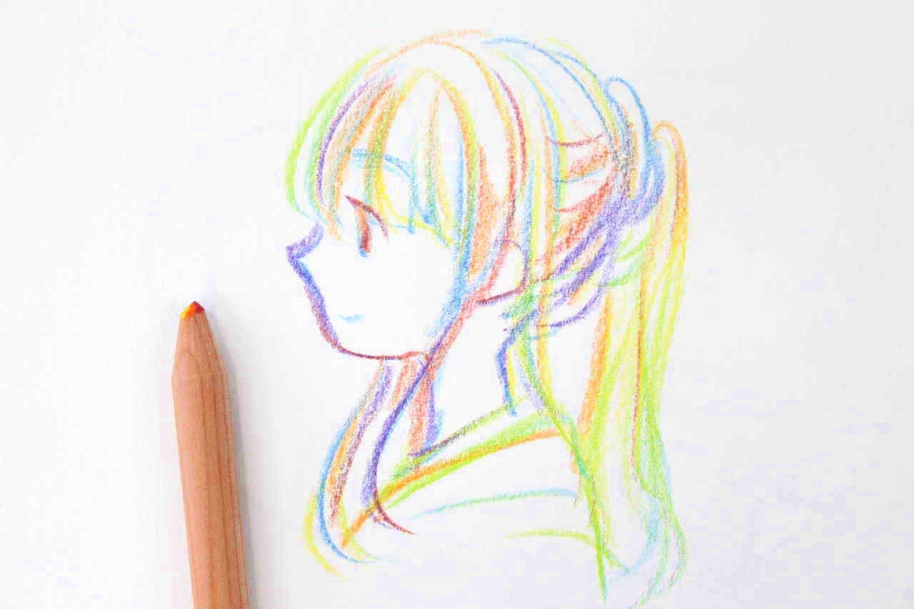 ダイソー 虹色鉛筆