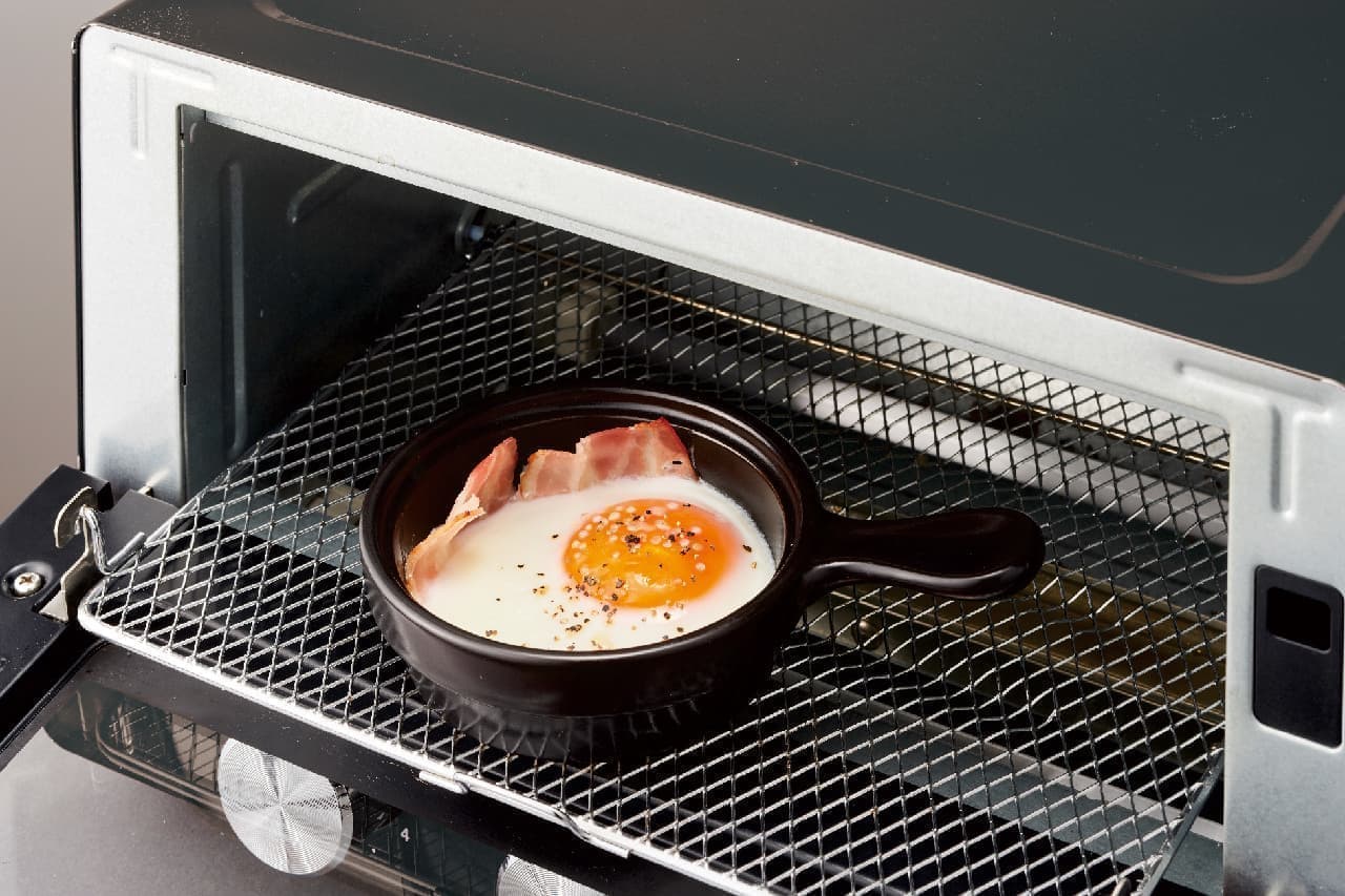 Easy and fashionable bacon and eggs ♪ "Powatto Egg Baker" that can be cooked in a microwave oven or oven and served on the table as it is