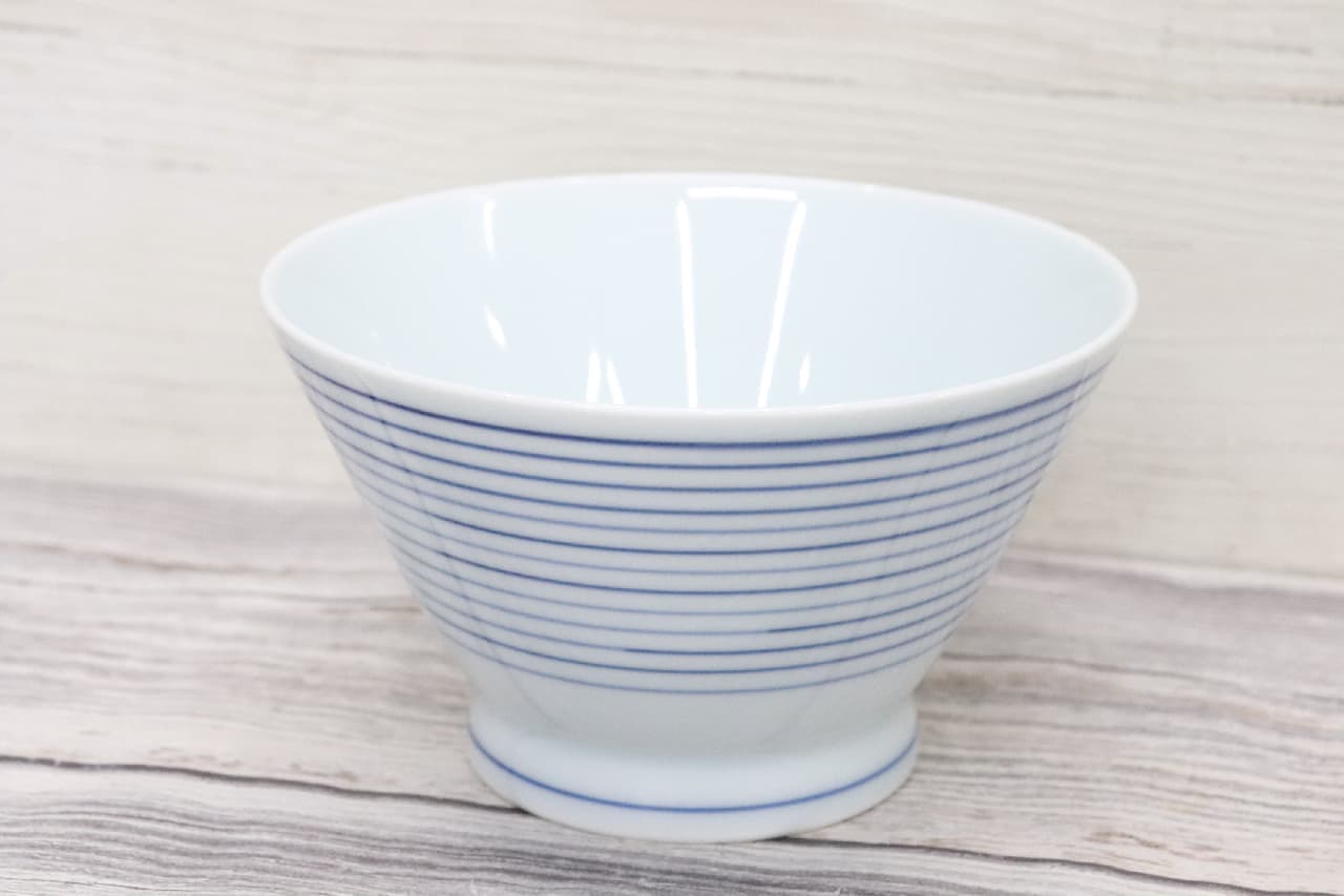 MUJI's wonderful rice bowl "Kurawanka rice bowl"-Beautiful Hasami ware, excellent stability
