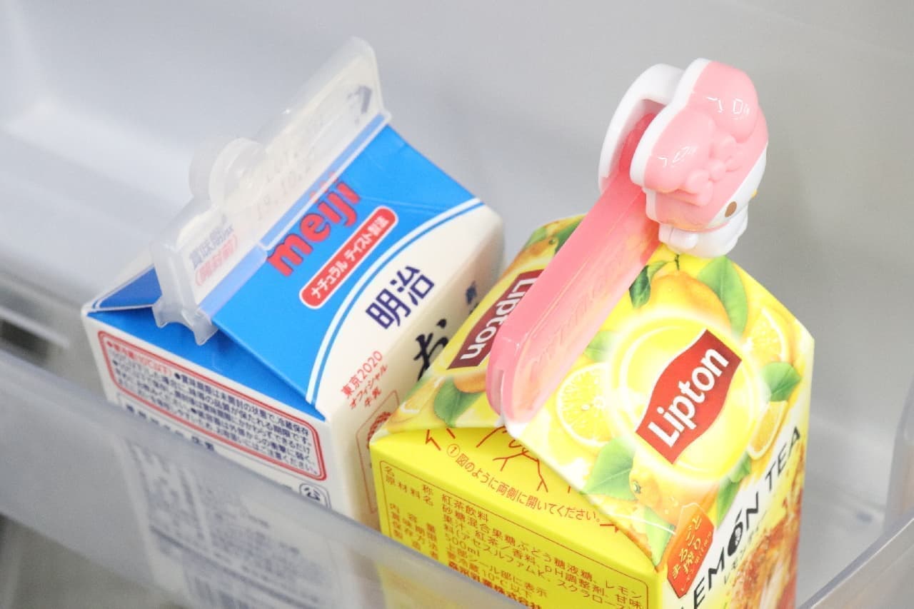 Prevents odor transfer! 100% milk carton clip--easy to open and close, for tea and juice