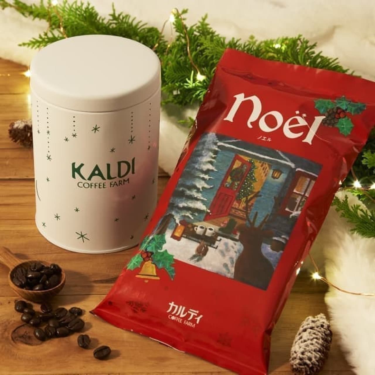 "Noel & Canister Can Set" at KALDI Coffee Farm