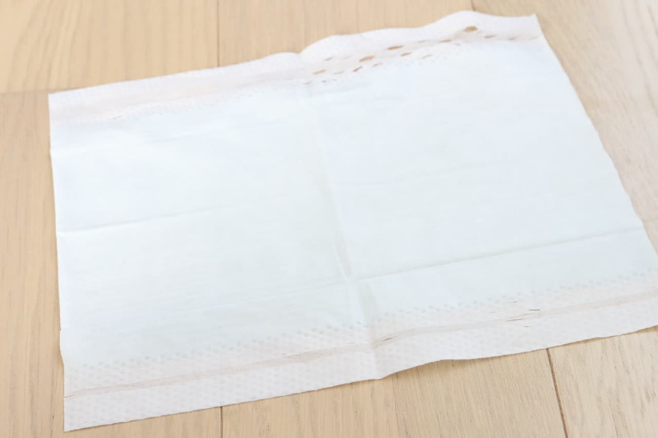 Water wiping sheet "Wave cleaning wiper Wet sheet for super water retention floor"