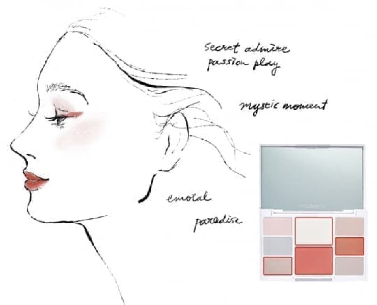 Makeup using RMS Beauty "Hidden Desire Palette"
