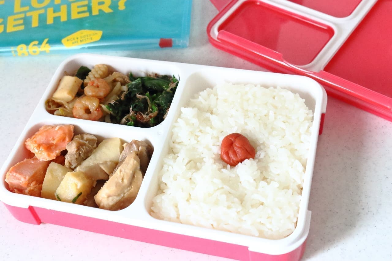 CB JAPAN FOODMAN Thin lunch box 800ml Clear Red NEW from Japan