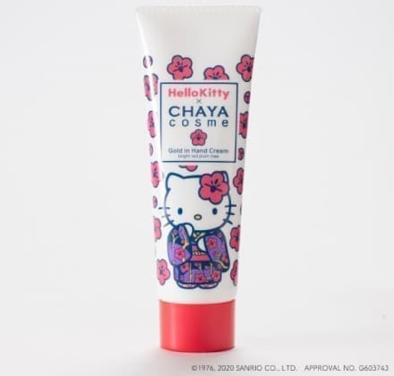 Hello Kitty × CHAYA cosme ゴールドインハンドクリーム