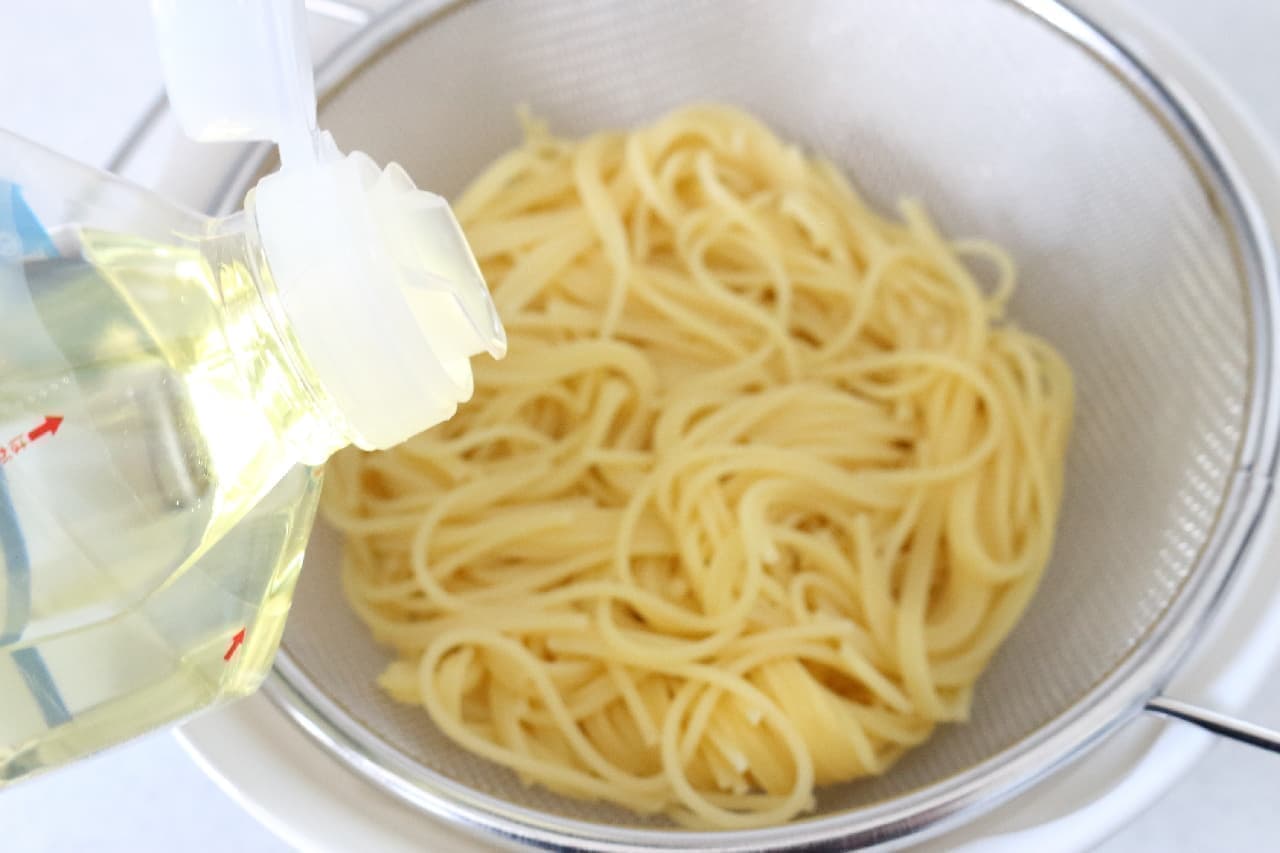 Step 2 Freezing pasta