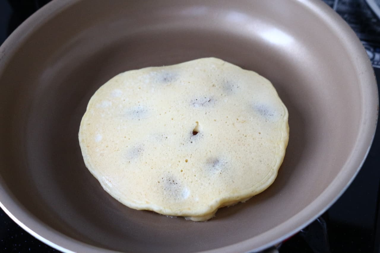 金時豆のホットケーキのレシピ