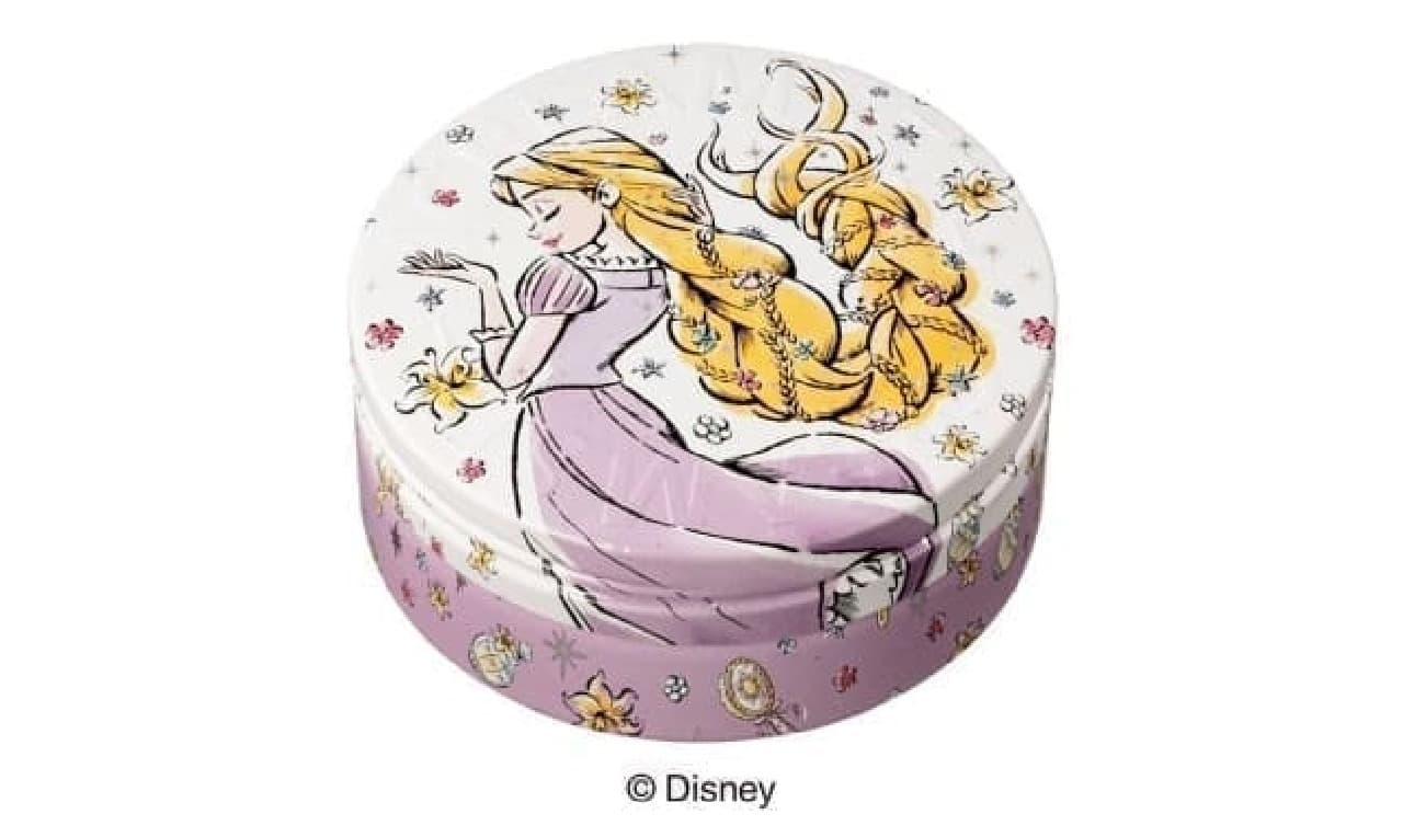Steam cream "Rapunzel on the tower" design can