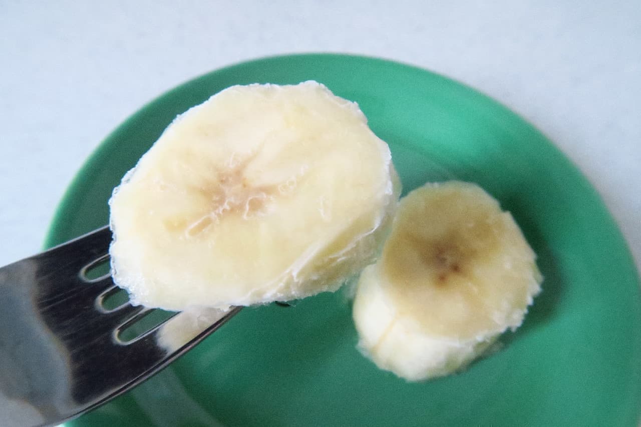 バナナの冷凍保存法