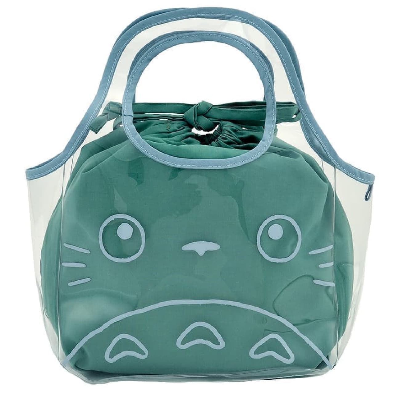 "My Neighbor Totoro" clear bag and drawstring purse