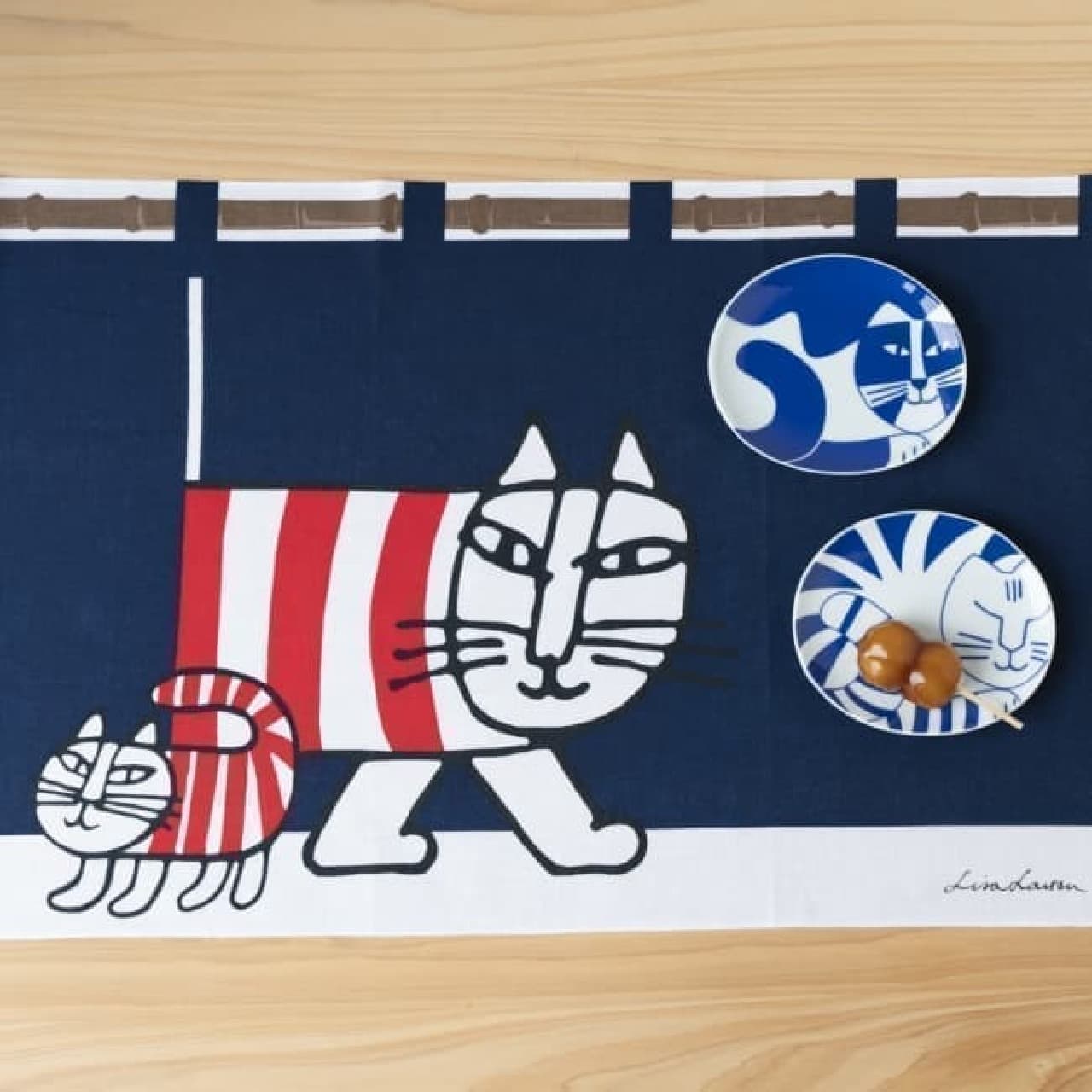 伝統工芸とコラボ！リサ・ラーソンの豆皿や手ぬぐいが可愛い　-- トンカチストア「JAPANシリーズ」特集