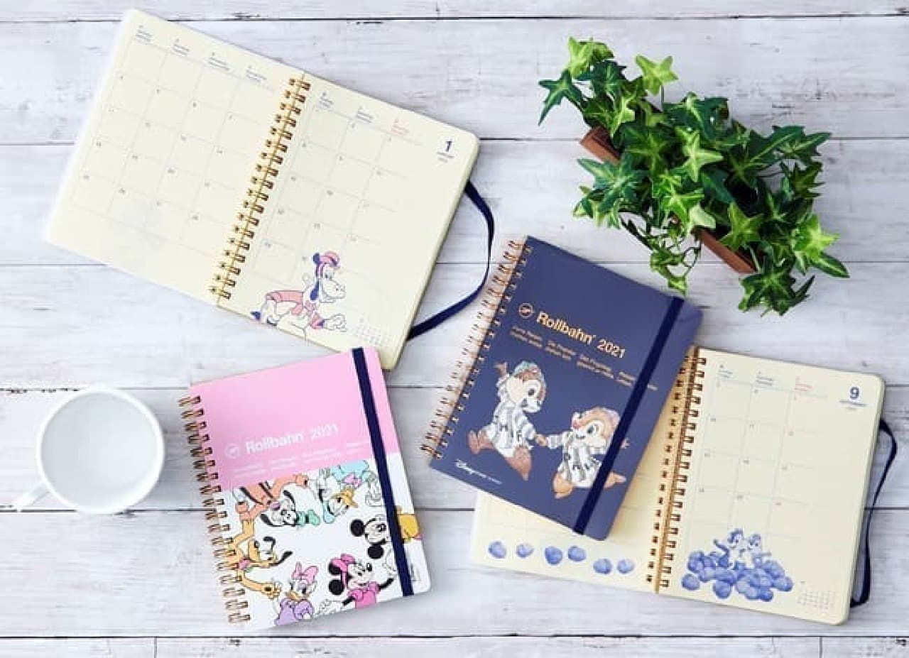 2021 calendar and schedule book for shop Disney --Original design of Rolburn Diary