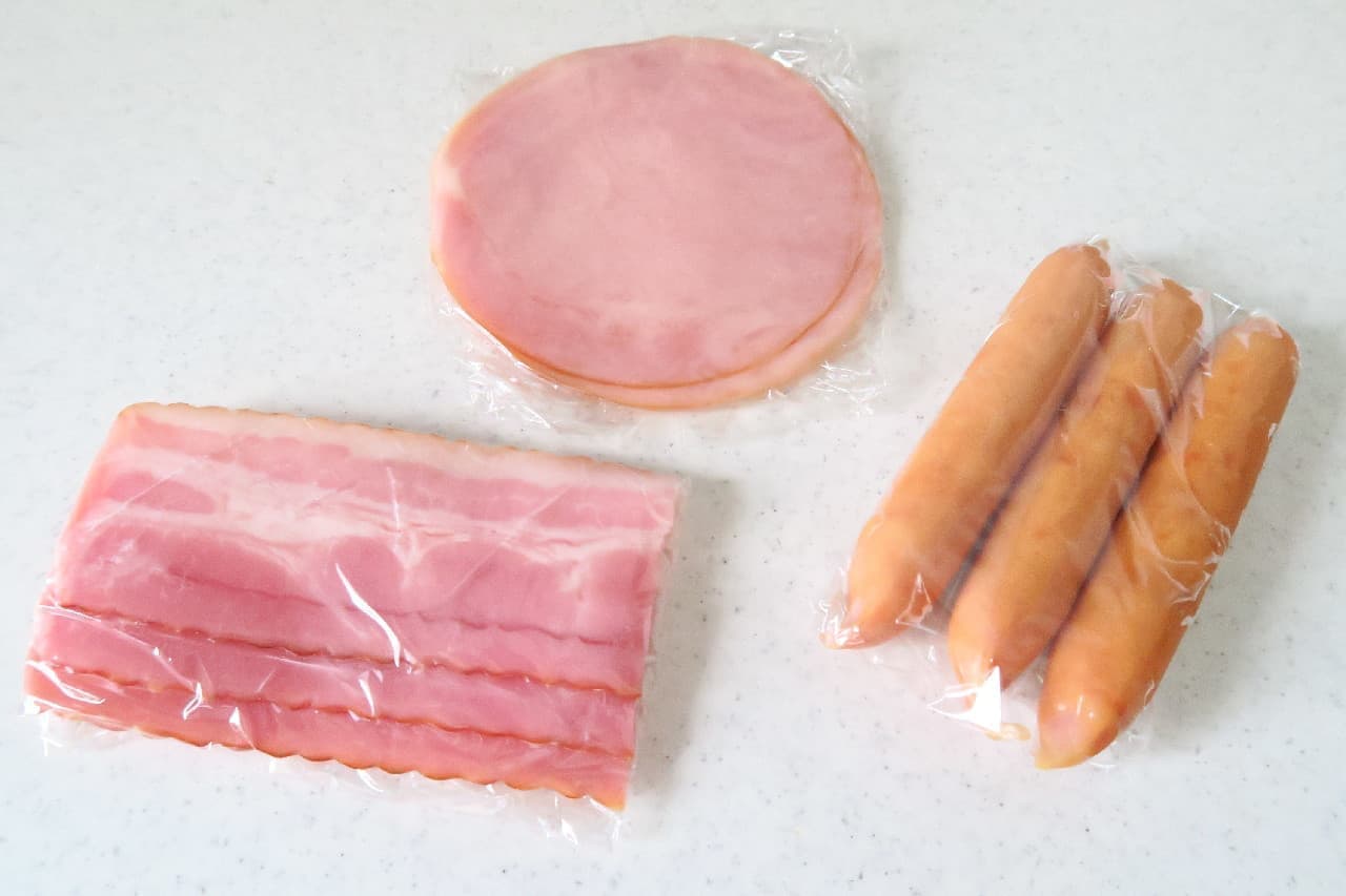 Convenient to use little by little! Freezing bacon, sausage and ham --For flavoring soup and rice