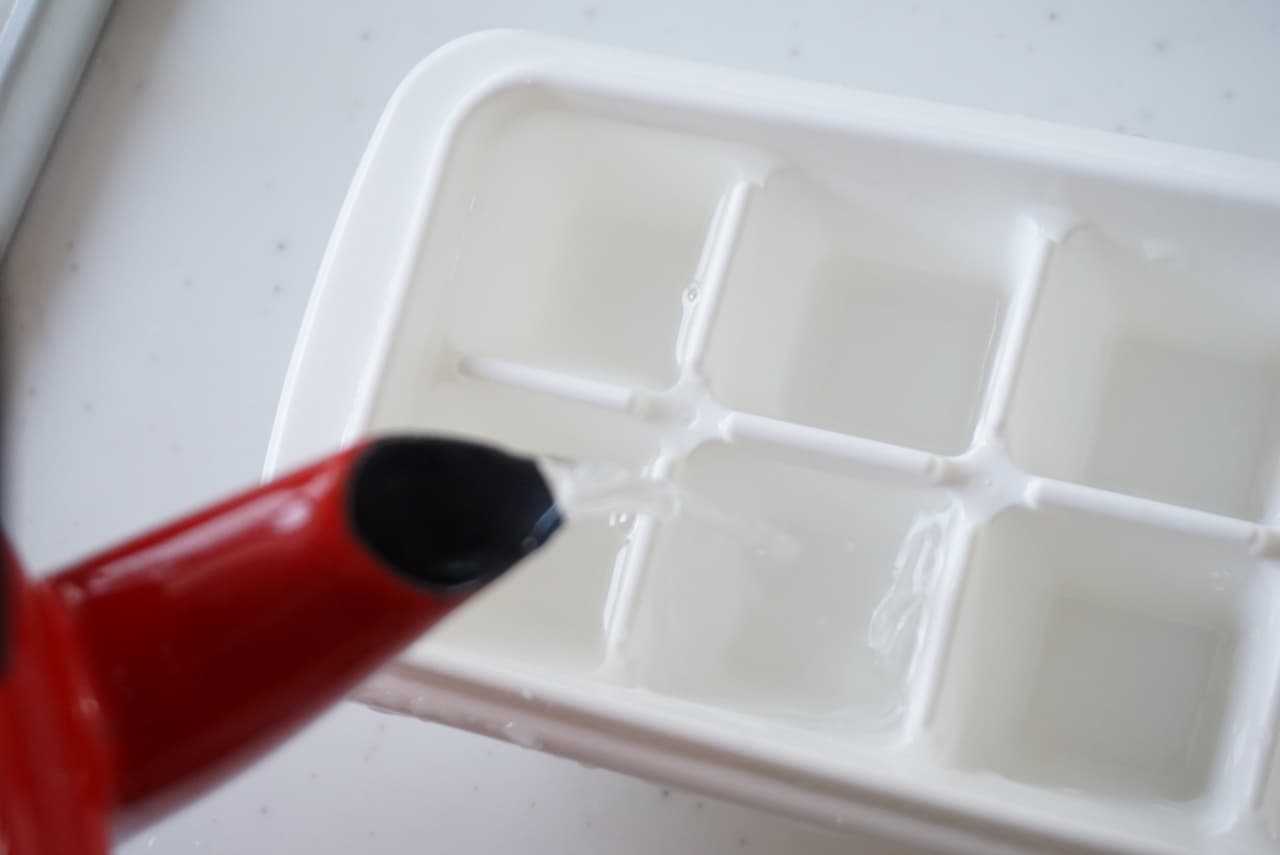 溶けにくい氷の作り方