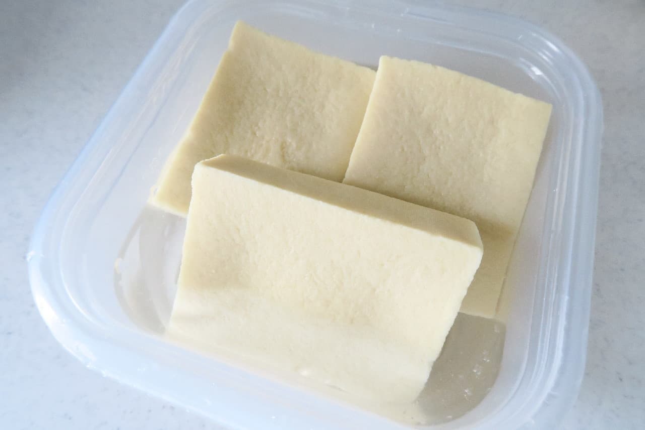 [Back trick] A recipe that makes Koya tofu smooth and smooth with baking soda