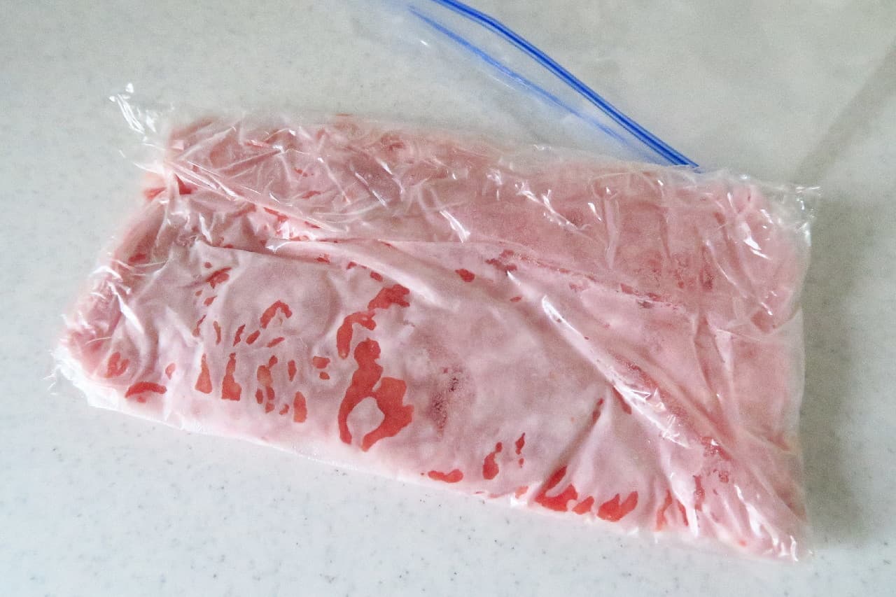 ひき肉の冷凍保存法