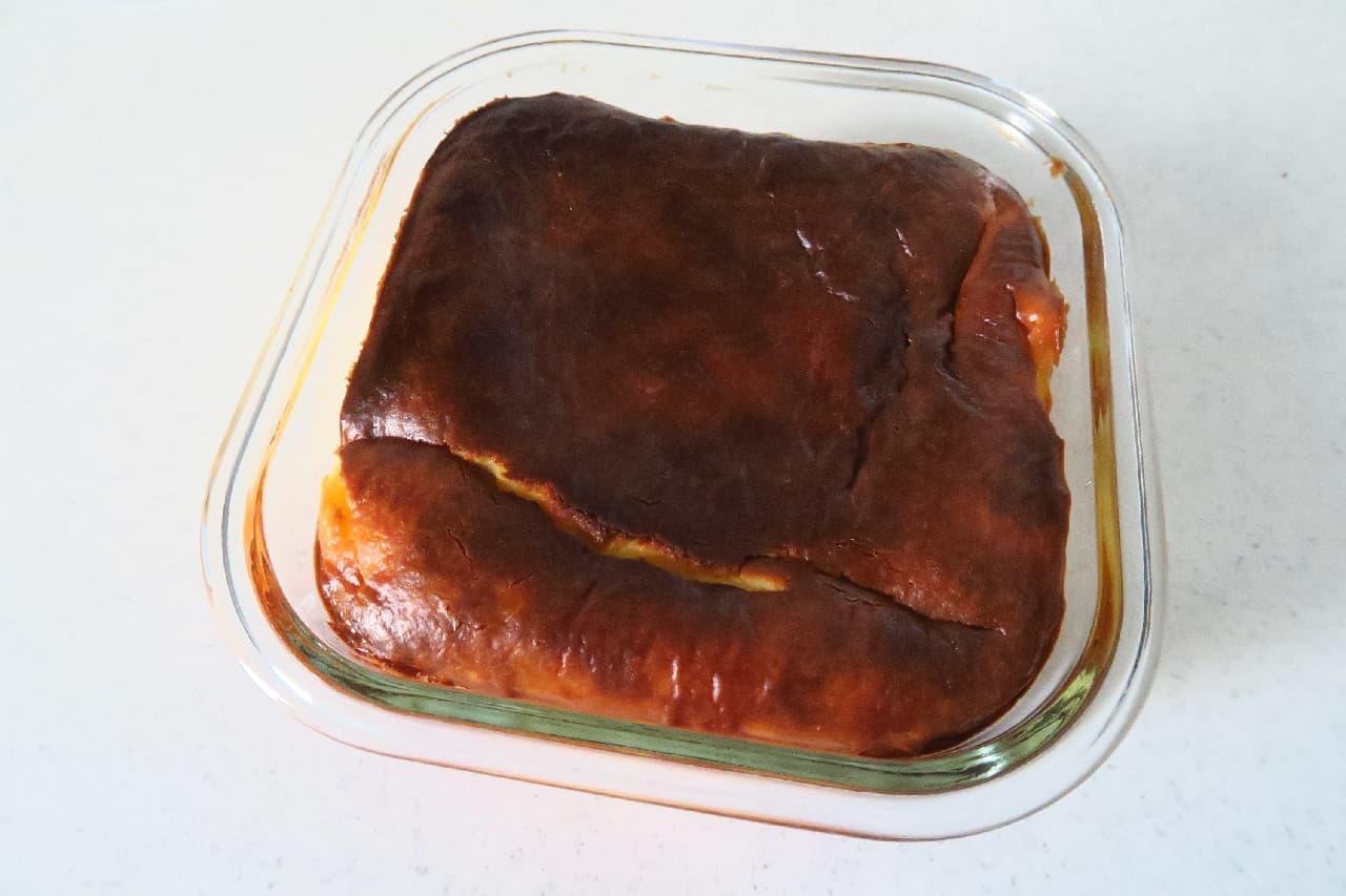 大人気！バスクチーズケーキの簡単レシピ -- ダイソー「耐熱ガラス容器」を活用
