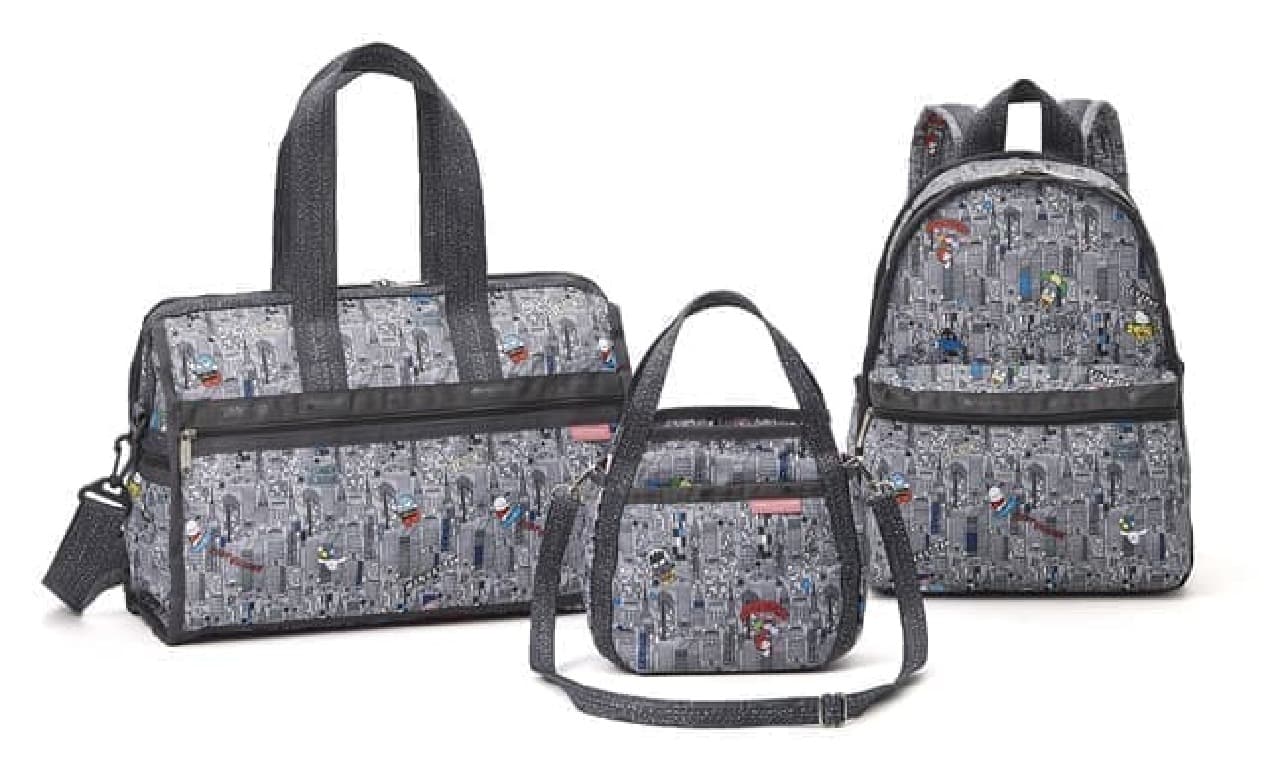 Collaboration between LeSportsac and Hello Kitty! --New York style bags, sustainable totes, etc.