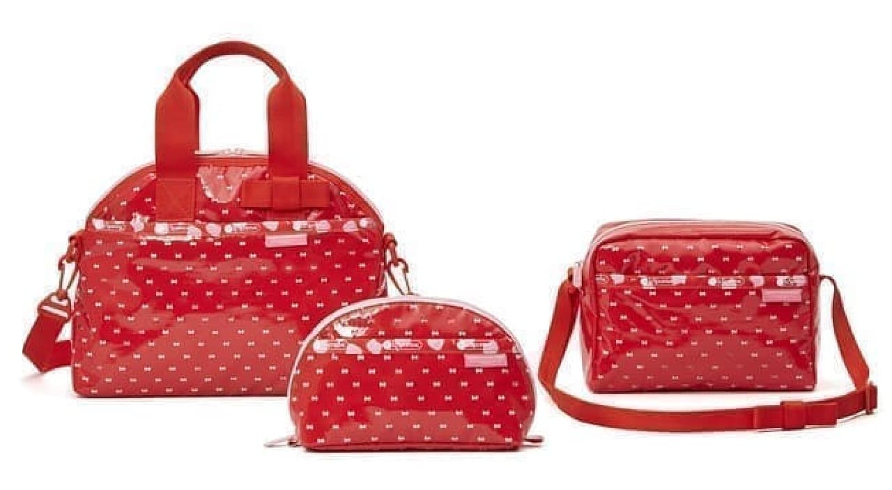 Collaboration between LeSportsac and Hello Kitty! --New York style bags, sustainable totes, etc.