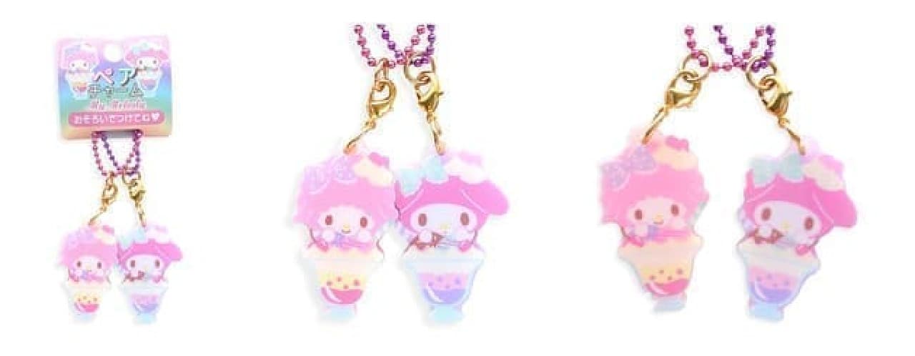 "Sanrio Characters Pair Charm" that becomes a cute mask charm --Hello Kitty & Mimmy, Cinnamoroll & Mocha, etc.