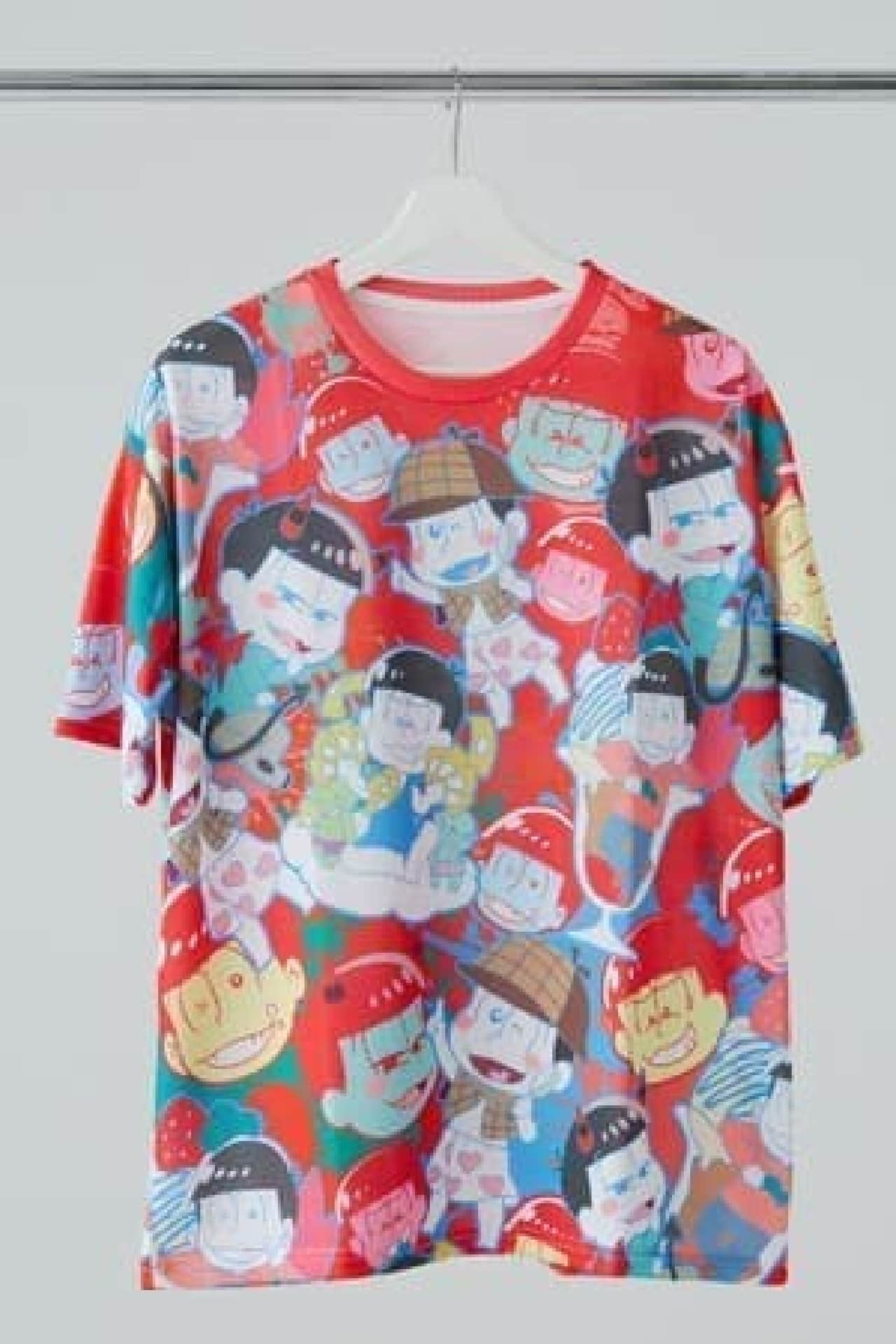 Introducing a washable cloth mask for "Osomatsu-san" --A loose T-shirt with beautifully printed six children
