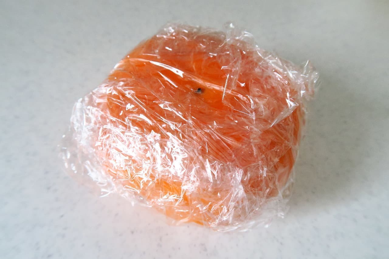 Step 1 For a cool cold sorbet ♪ How to freeze persimmons