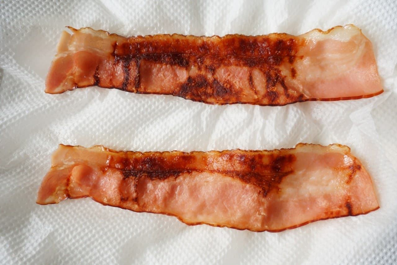 Step 3 Crispy bacon in the microwave