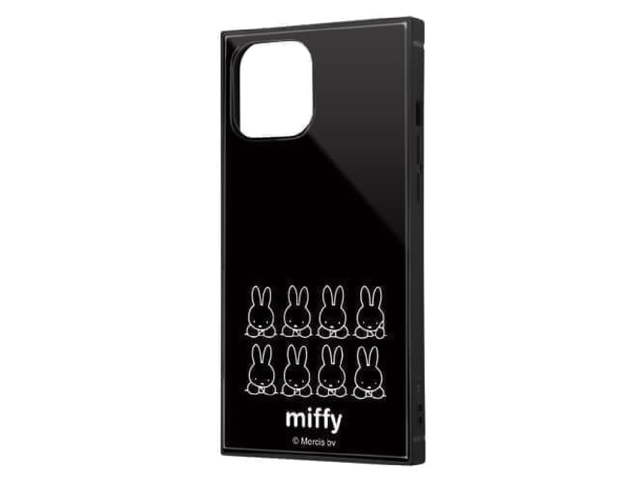 Straight and stylish! Miffy pattern smartphone case --Cute polka dot pattern