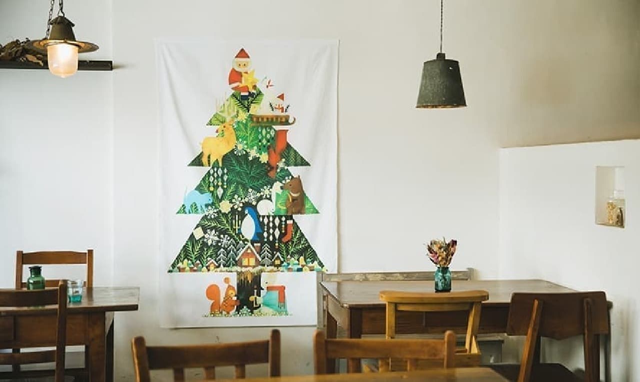 「nunocoto fabric」クリスマスツリータペストリー
