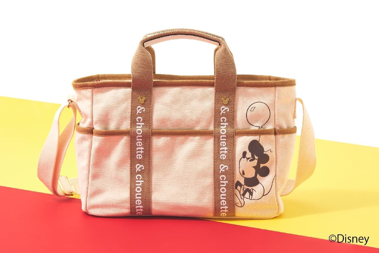 Mickey Shoulder Bag with Card Case and Mickey Canvas Tote Bag from & Schuette