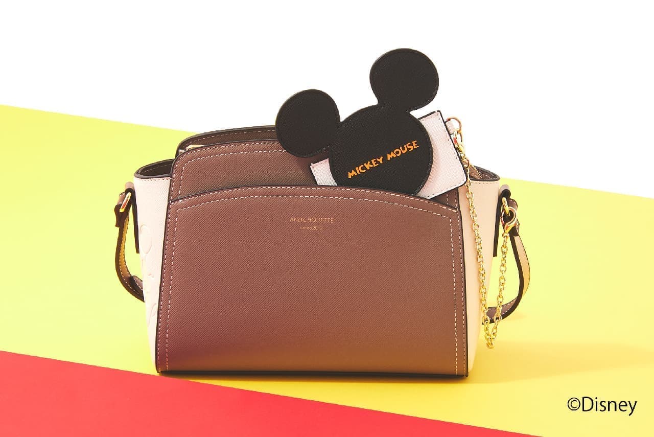 Mickey Shoulder Bag with Card Case and Mickey Canvas Tote Bag from & Schuette