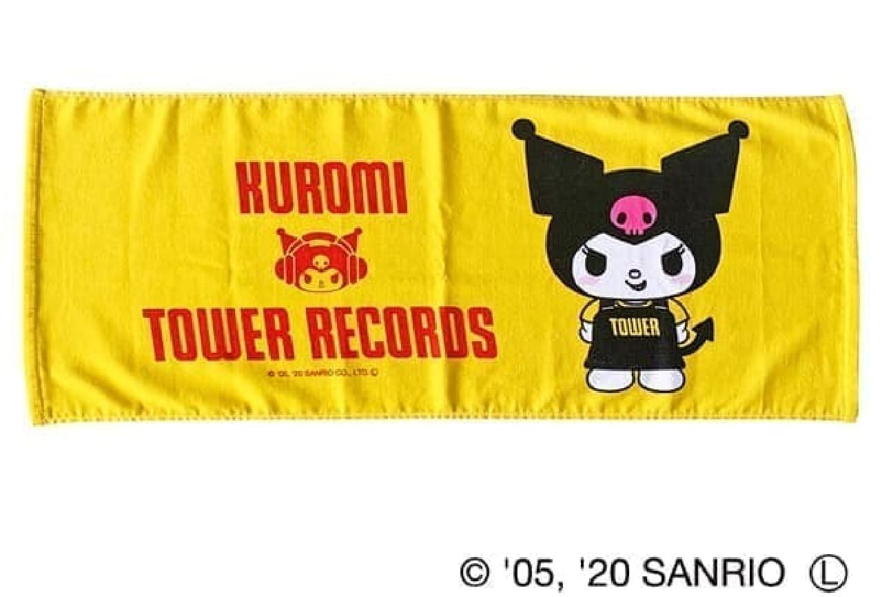 Tower Records x "Kuromi" collaboration goods