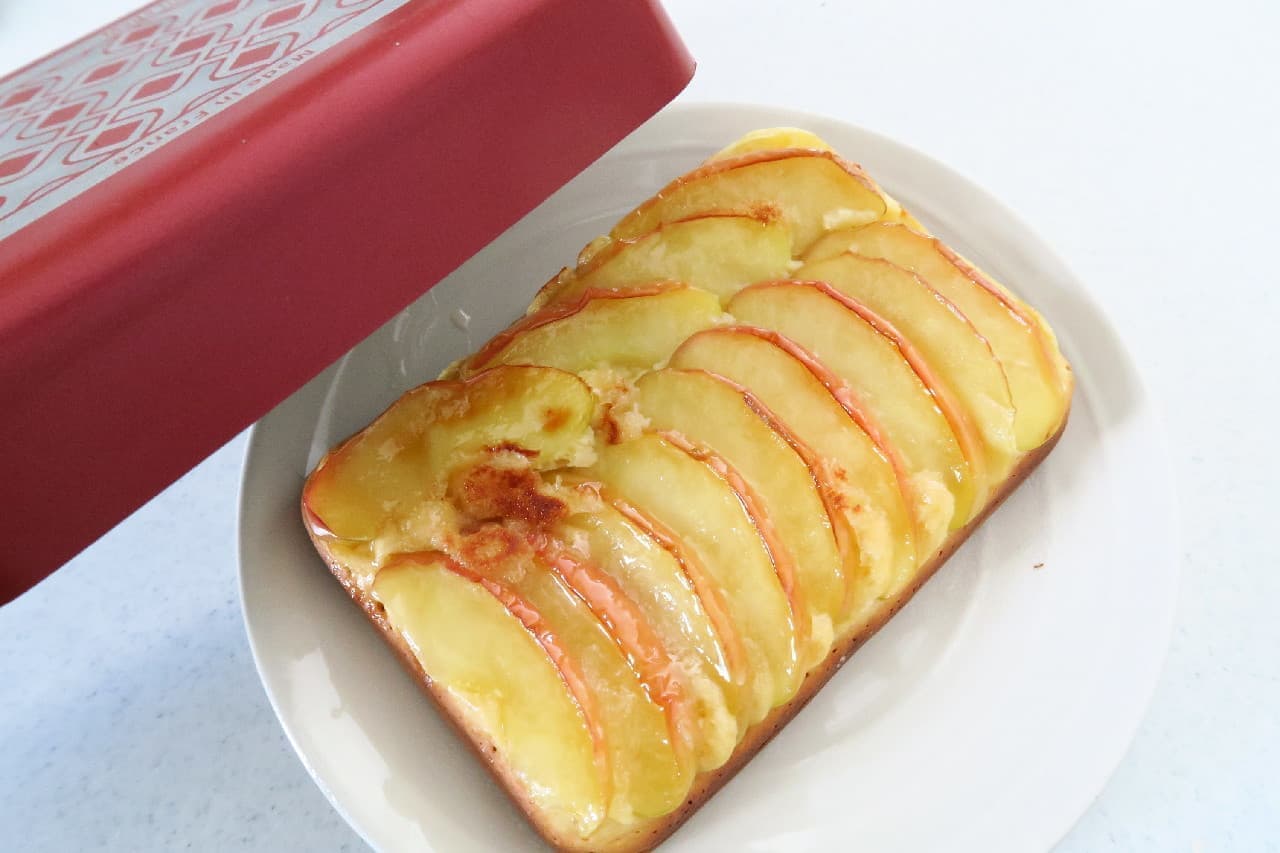 つやつやの美しさ♪ リンゴのパンケーキのレシピ -- ホットケーキミックス＆玉子焼き器で簡単に