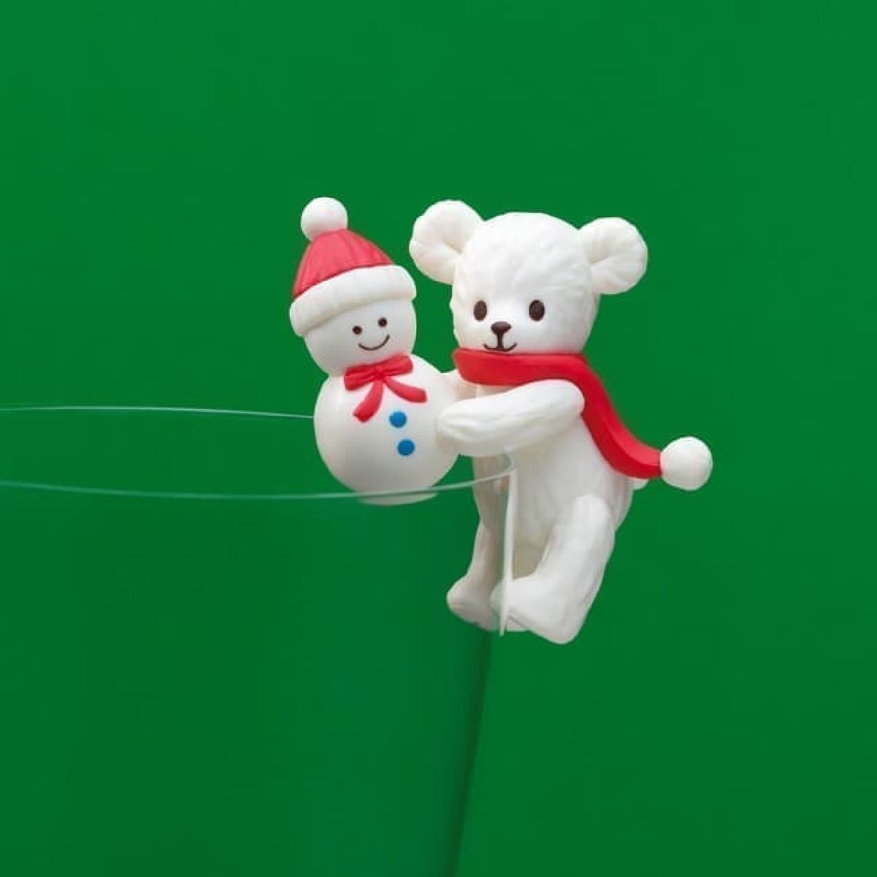 New "Bearful" from Tully's --Petit figure that can be hung on the edge of a cup