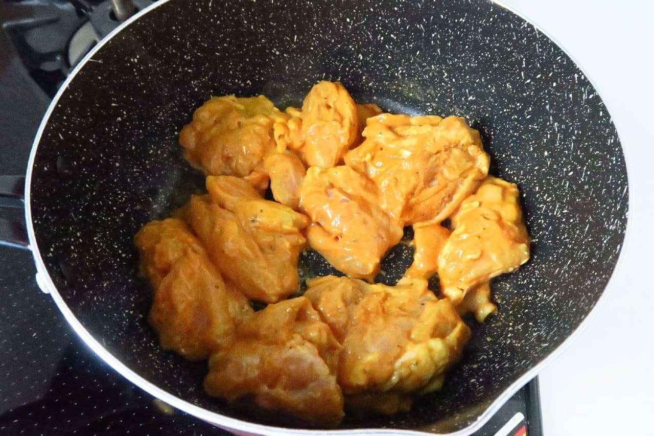 With 40g of yogurt! Simple recipe for tandoori chicken-also for excellent sandwiches