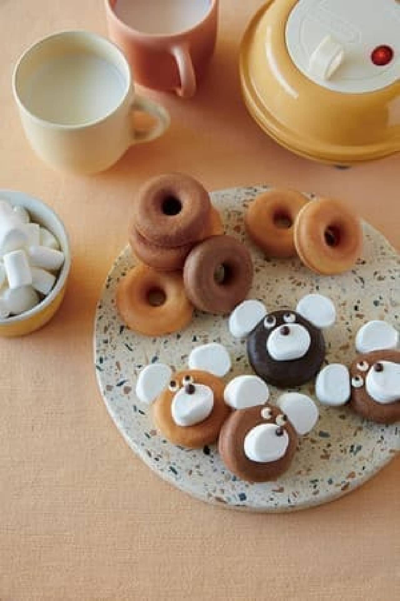 Donut maker "Smile Baker Mini Donut Orange" from Recolte --Three cute mini sizes at a time